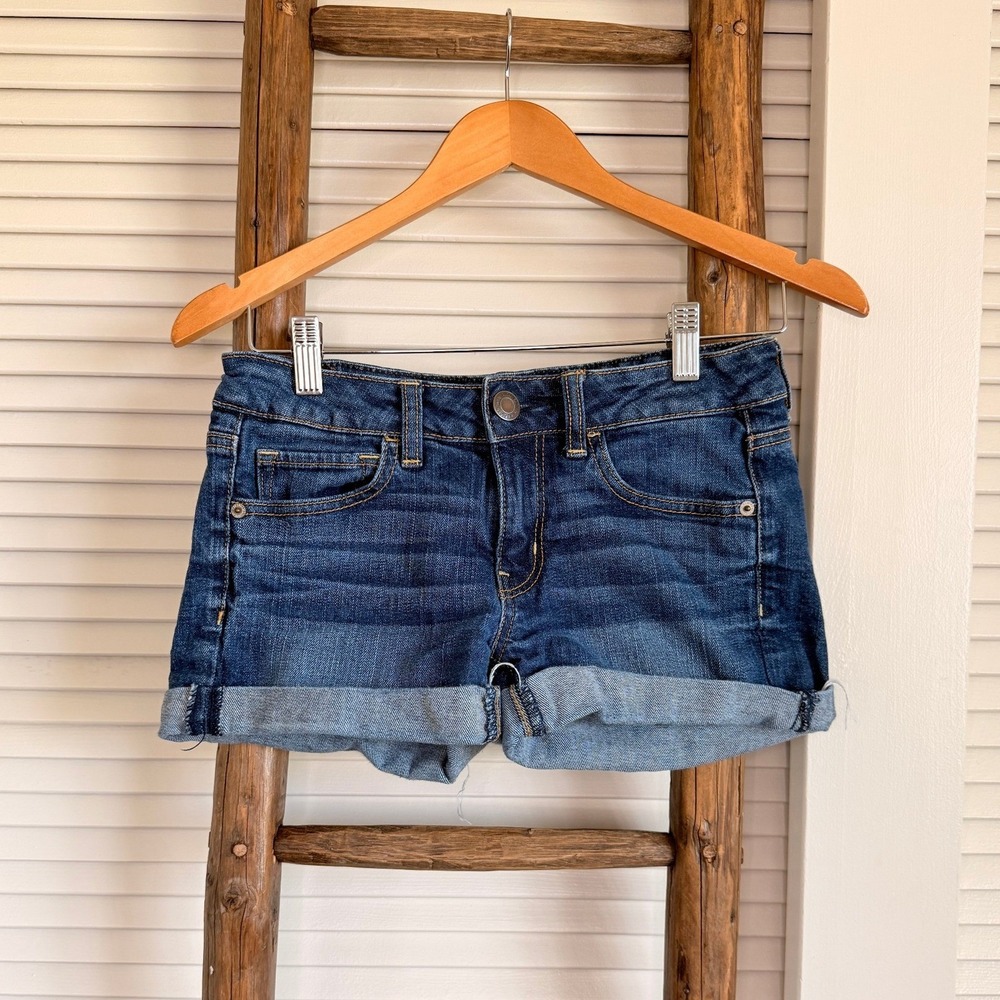 American‎ Eagle Denim Shorts 2 Blue
